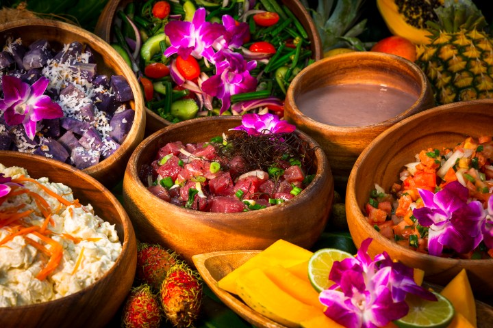a bowl of food on a table